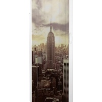 Standom Falttür Falttür Schiebetür Motiv NEW YORK Sepia Türbreite bis 83 cm H. 203 cm (1 Karton, 1 Set), teils vormontiert bunt