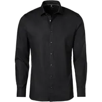 Olymp No. Six super Slim Fit Businesshemd mit Kentkragen, Black, 36,