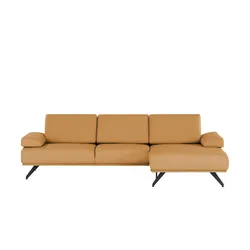 SOHO Ecksofa  Gemma ¦ braun ¦ Maße (cm): B: 282 H: 84 T: 166