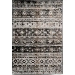 Teppich ANDAS "Pierre" Gr. 3, grau, B:120cm H:6mm L:170cm, Kunstfaser, Teppiche, vintage, Wohnzimmer
