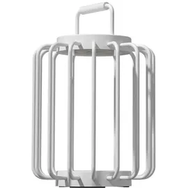 SOMPEX Laterne Aluminium 33,0 cm Akku inkl. Griff weiß