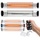 Arebos Infrarot Heizstrahler 2000 W, mit Fernbedienung 2 Heizstufen, 60° Neigung, inkl. Montagematerial, Terrassenheizer, Deckenstrahler, Silber - Silber
