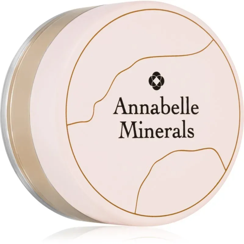 Annabelle Minerals Radiant Mineral Foundation Puder-Make Up mit Mineralien zur Verjüngung der Gesichtshaut Farbton Golden Fair 4 g