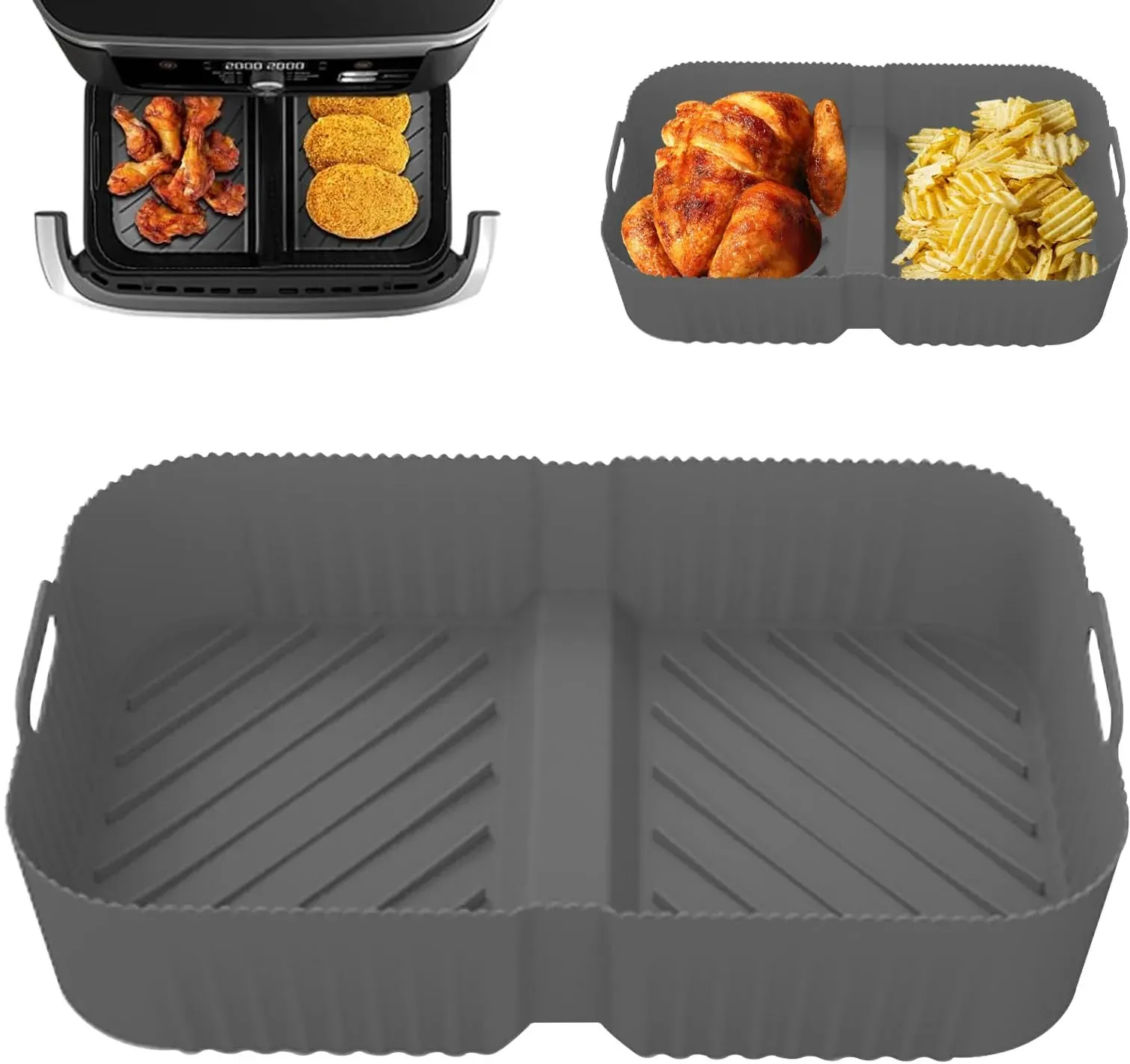 ninja foodi flexdrawer 10,4 l heiluftfritteuse af500eu