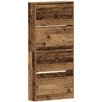 VidaXL Schuhschrank Altes Holz Holzwerkstoff 80 x 21 x