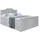 altdecor VILA-1-Z KING 160 x 200 cm H3/H4 Hellgrau