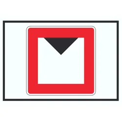 Begrenzte lichte Höhe über Wasserspiegel Schild mit Symbol A3 (297x420mm)