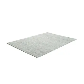 THEKO Handwebteppich Alpen UNI natural grey 140 H: 1,2