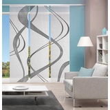 VISION S Schiebegardine TIBANO Links, halb-transparenter Stoff in Bambus-Optik, halbtransparent, 260x60cm