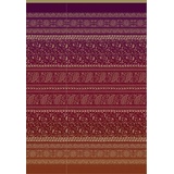 BASSETTI Plaid aus 100% Baumwolle in der Farbe Rubinrot R1, Maße: 240x250 cm - 9326055
