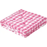 Homescapes Sitzkissen 50 x 50 cm Pink