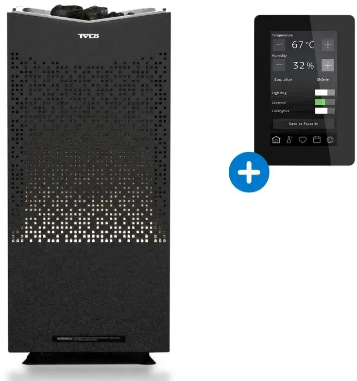 Tylö Crown Elite Saunaofen 6 - 10 kW mit Saunasteuerung Elite Cloud