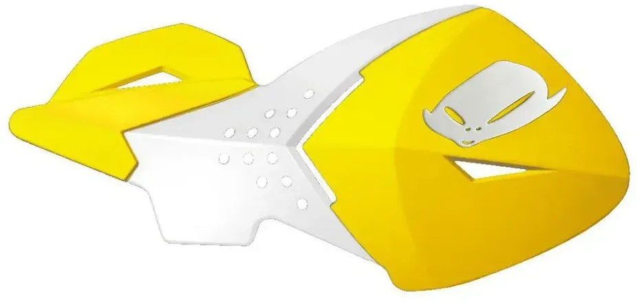 Ufo Universal Escalade Handschutz - White / Yellow - One Size