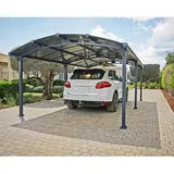 CANOPIA Palram - Canopia Carport Arcadia 6400 Anthrazit 360 cm x 650 cm