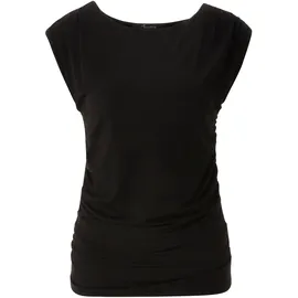 Aniston CASUAL T-Shirt mit Raffungen an den Seitennähten schwarz 42 EU