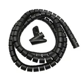Maclean Brackets Kabelschlauch MCTV-676 für Maclean Schwarz