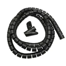 Maclean Brackets Kabelschlauch MCTV-676 für Maclean Schwarz
