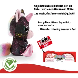 NICI Glubschis Einhorn 15 cm Schwarz