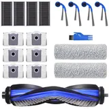 VIEWALL Zubehör für DEEBOT T80 Omni 1 Hauptbürste/2 Rolle Wischtücher/4 Seitenbürsten/4 HEPA-Filter/6 Staubbeutel/1 Reinigungswerkzeug