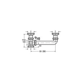 Viega 794.1 122539 in G2 x G2 x 80-285mm Kunststoff weiss