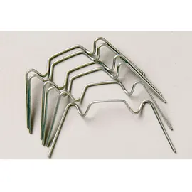 Vitavia Glasfederklammern für Gewächshäuser, silber, 20 Stück
