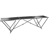 DEMA Tapeziertisch 3 m klappbar - Klapptisch, Mehrzwecktisch, Flohmarkttisch, Campingtisch, Verkaufstisch - stabil, langlebig, transportabel - Heimwerker, Markt, Outdoor