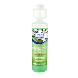 ROBBYROB Chemietoilettenzusatz, Konzentrat, Verhindert die Geruchsbildung und reduziert die Gasbildung, 250 ml - Flasche