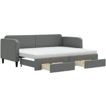 vidaXL Tagesbett 80 x 200 cm Dunkelgrau
