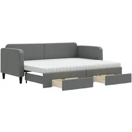 vidaXL Tagesbett 80 x 200 cm Dunkelgrau