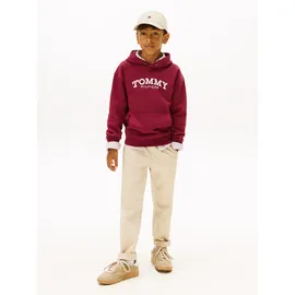 Tommy Hilfiger Regular fit Hoodie aus Baumwoll-Mix, Bordeaux, 176