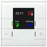 MDT SCN-RTRGW.02 Raumthermostat Smart mit Farbdisplay, Weiß