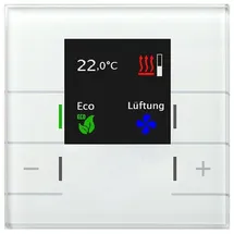 MDT SCN-RTRGW.02 Raumthermostat Smart mit Farbdisplay, Weiß
