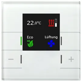MDT SCN-RTRGW.02 Raumthermostat Smart mit Farbdisplay, Weiß