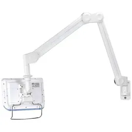 NeoMounts Monitor-Wandhalterung FPMA-HAW200 1 Display(s) 25,4cm (10\ - - 68,6cm (27\ Weiß Neigbar, Schwenkbar, Ausziehbar