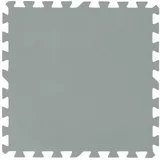 BESTWAY Pool-Bodenschutzfliesen Set 9 Stück grau 50 x 50 cm