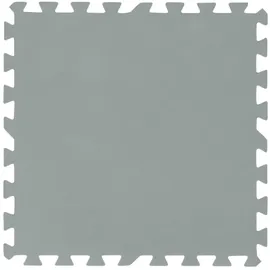 BESTWAY Pool-Bodenschutzfliesen Set 9 Stück grau 50 x 50 cm