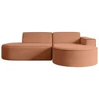 altdecor Ecksofa Rosa, Textil, 3-Sitzer, L-Form Corner Sofa Bett Eckcouch Couch Wohnlandschaft Cauchsofa MARI-L1 - Couches, Wohnlandschaften, Ecksofas