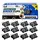 G4GADGET Binder-Clips, 32 mm, schwarz, 20 Stück, mittlere Foldback-/Bulldoggen-Clips, starke Metall-Binderklammern für Büro, Schule, Zuhause, Abheften und Organisieren
