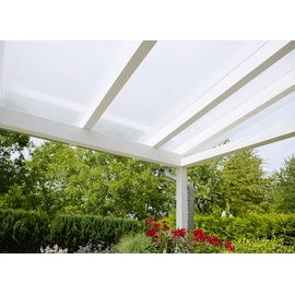 Gutta Polycarbonat-Doppelstegplatte 250 x 98 cm 16 mm Transparent Polycarbonat 980 mm | Klar 16mm 980x2500mm