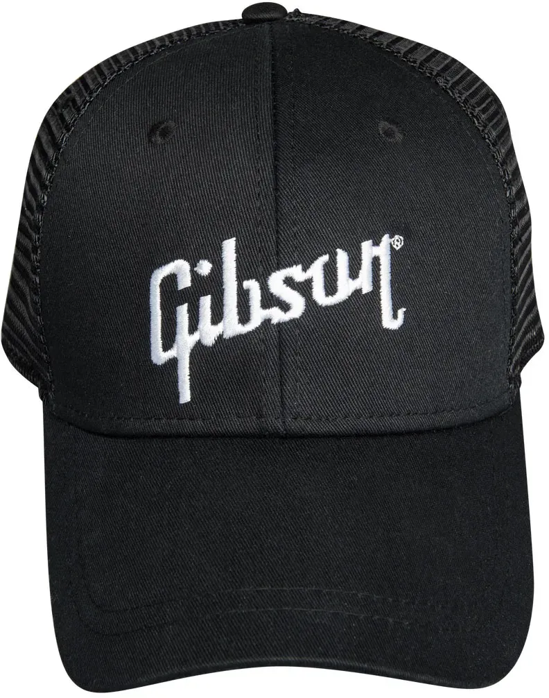 Gibson Trucker Baseball Cap Black