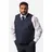 Men Plus by Happy Size Steppweste Blau 62