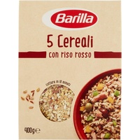 Barilla 5 Cereali Con Riso Rosso Mit Rotem Reis Vollkorn Italienisch 400g