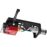 Audio-Technica VM540ML/H Dual-Moving-Magnet-Stereotonabnehmer Plus Headshell Rot