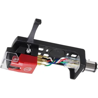 Audio-Technica VM540ML/H Dual-Moving-Magnet-Stereotonabnehmer Plus Headshell Rot