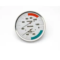 Sauna-Hygrotherm mit 160 mm Skala