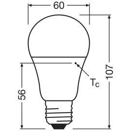 Osram LED-Lampe 4,9 W E27 6500 K