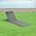 [en.casa] Donostia Gartenliege 143 x 48 x 0 cm Dunkelgrau