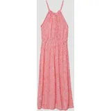 s.Oliver Trägerkleid in Midilänge aus crinkled Viskose - pink|mehrfarbig - 170