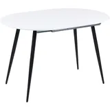 Beliani Staverton 120/160 x 76 x 80 cm weiß/schwarz