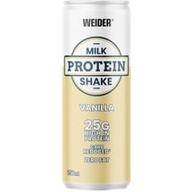 Weider Protein Shake Vanille, Eiweißshake mit 25g Protein, 12er-Pack, 12 x 250 ml